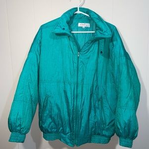 Vintage 90’s green puff jacket